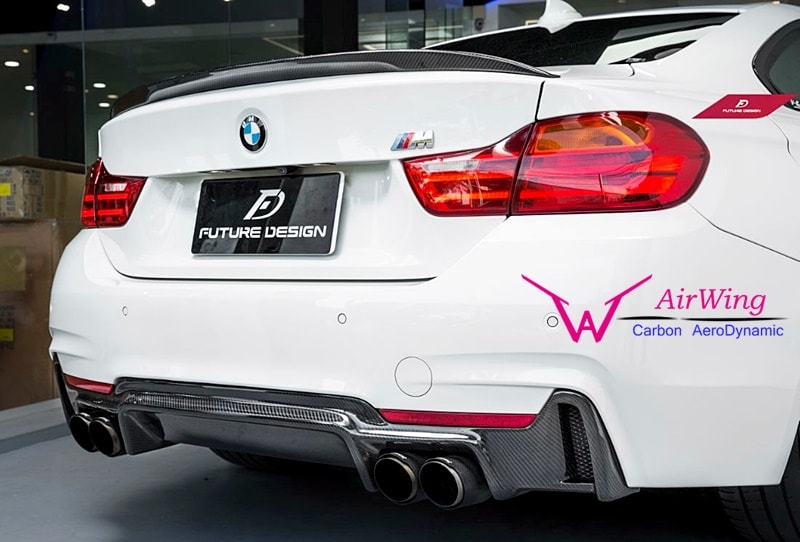 F32 F33 F36 - ENDCC style Carbon Rear Diffuser 01